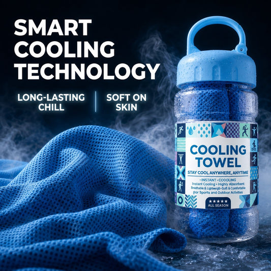 🏃❄️Cold Sweat Towel You Can Use Anywhere, Anytime! Reusable Soft Absorbent Cooling Portable