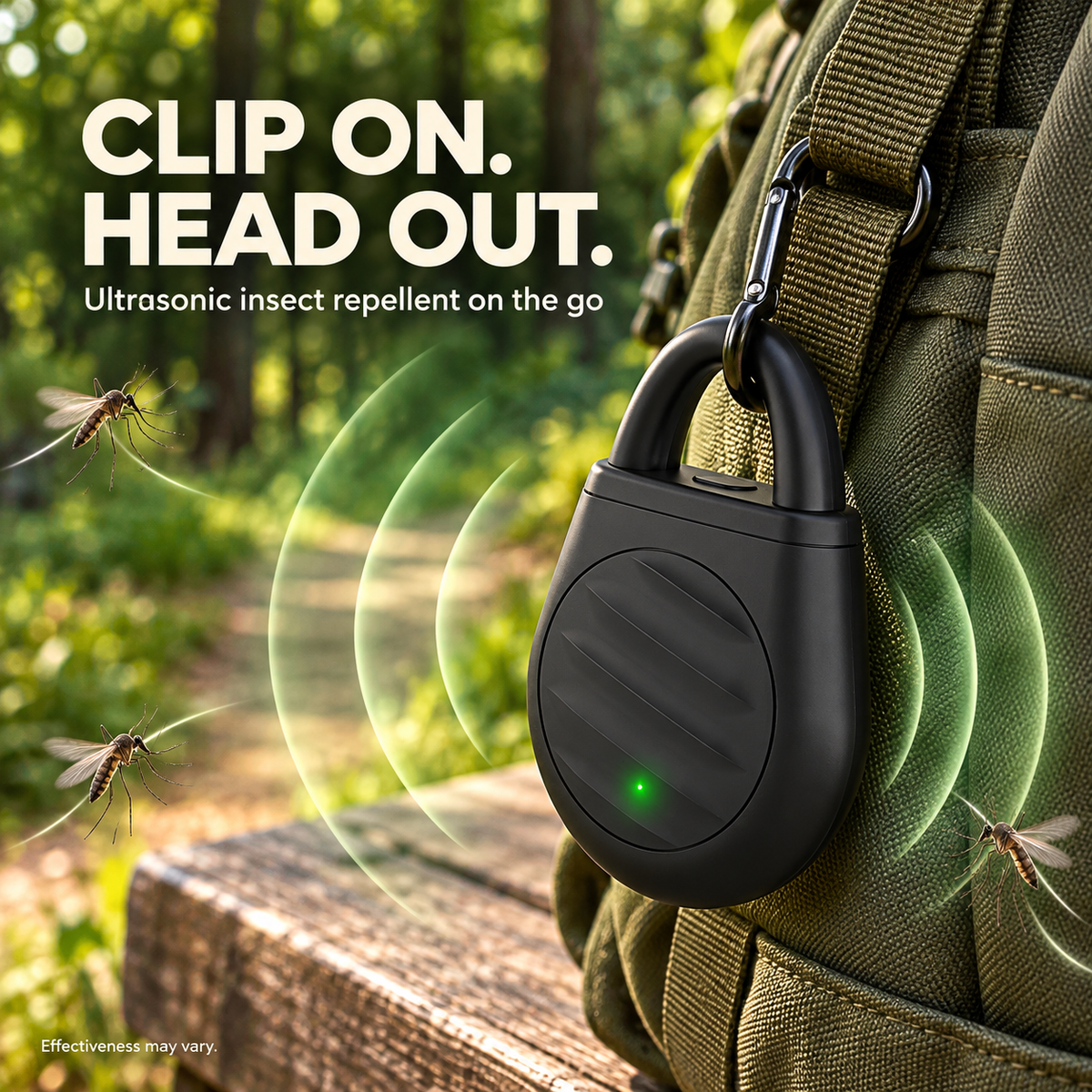 🔥Limited time offer Buy 3 get 1 free！🐦No more trouble from birds, beasts and locusts！Portable Ultrasonic Bird Repellent Keychain