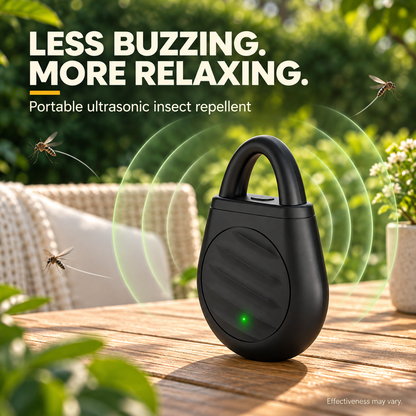 🔥Limited time offer Buy 3 get 1 free！🐦No more trouble from birds, beasts and locusts！Portable Ultrasonic Bird Repellent Keychain