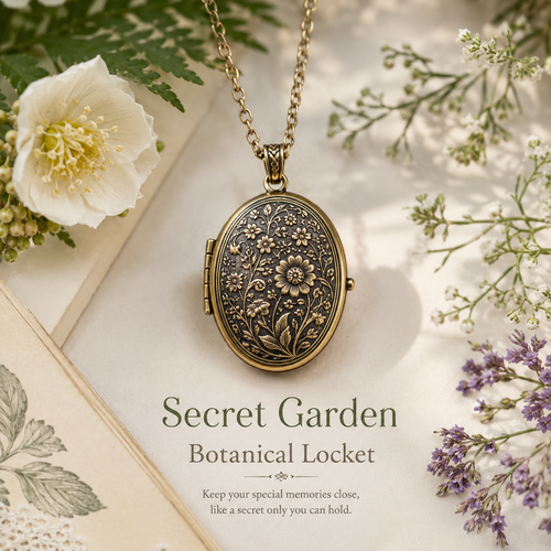 Secret Garden Botanical Locket