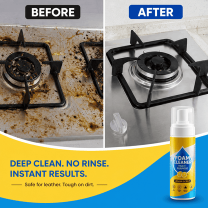 🔥🔥🔥Last Day 50% OFF🔥 Foam No-Rinse Cleaner — Spray, Wipe & Done