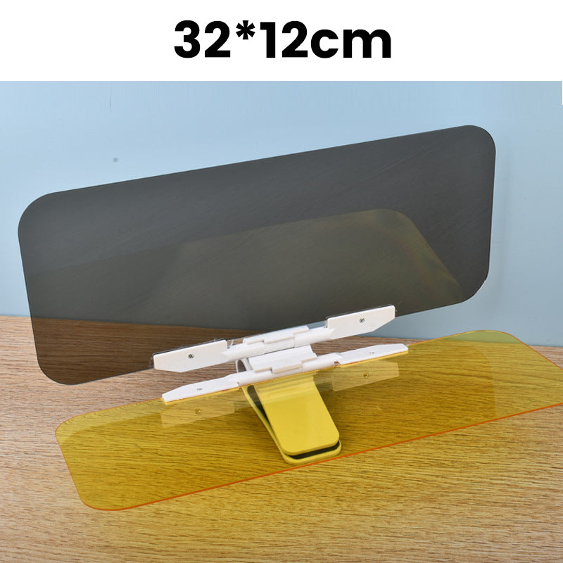 🚗 Drive Safer Day and Night 🌙 Universal HD Anti-Glare Car Sun Visor ✨